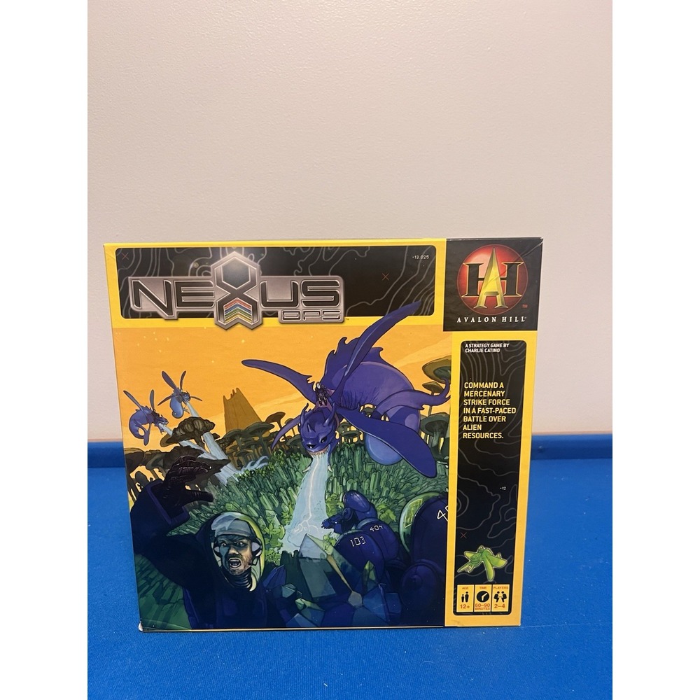 Nexus Ops Avalon Hill 2005 1st Edition Board Game Complete Used Excellent